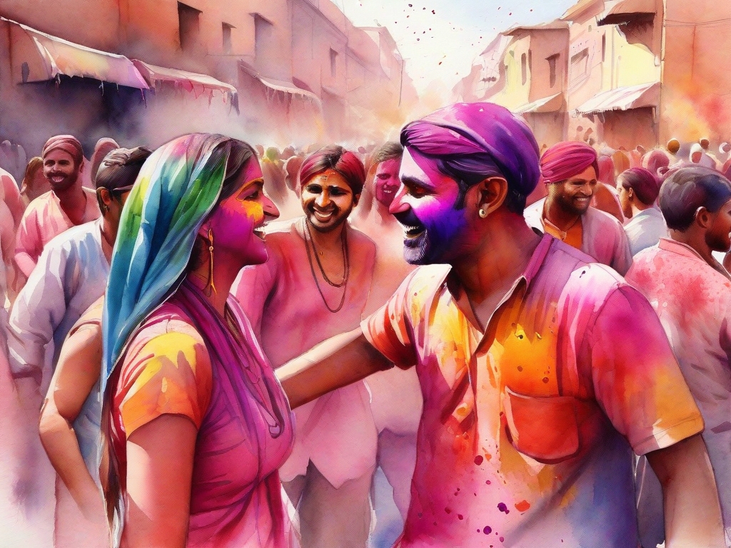 Holi en la India_festival de colores